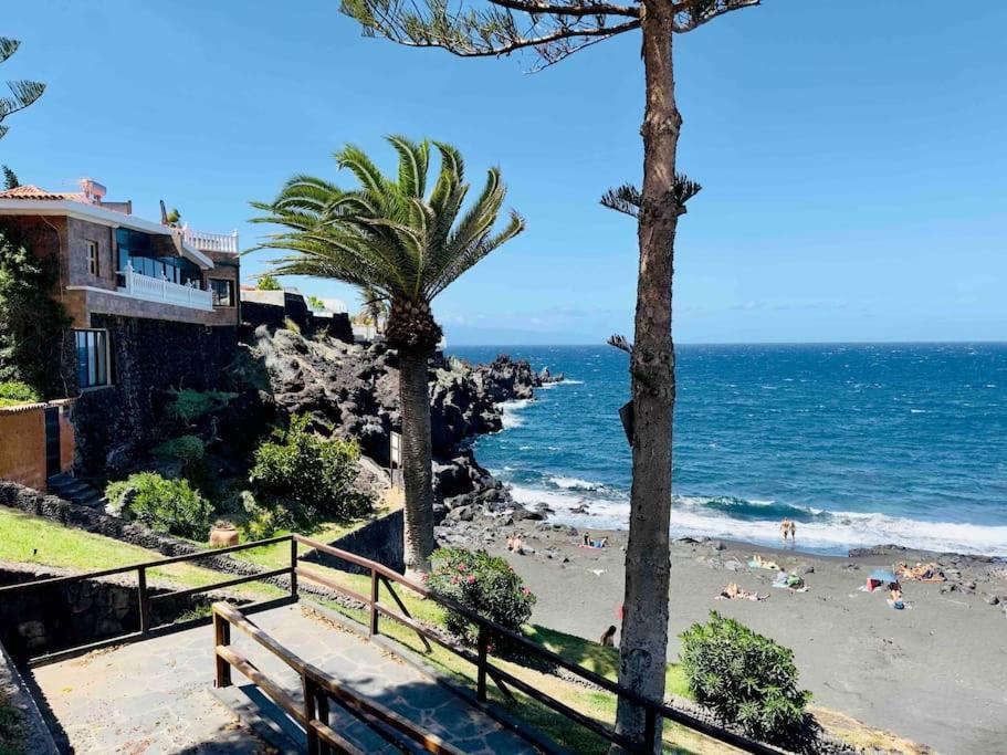 Beachfront Villa And Pool Puerto de Santiago  Eksteriør billede